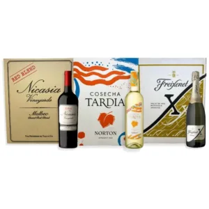 Nicasia Malbec 750ml X6 + Cosecha Tardía Blanco 750ml X6 + Freixenet X Extra Brut 750ml X6