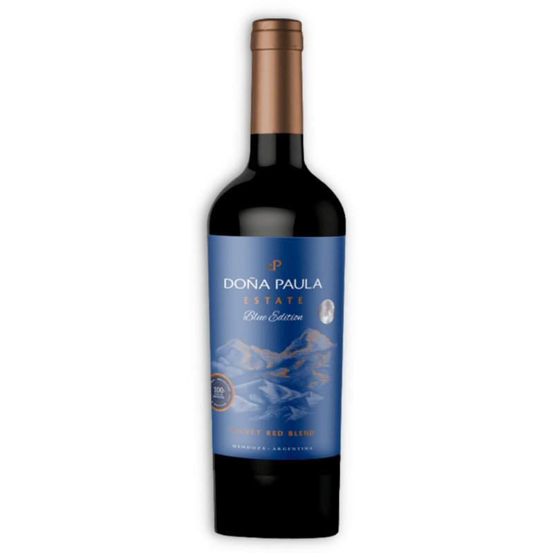 DOÑA PAULA ESTATE BLUE EDITION VELVET RED BLEND MALBEC PINOT NOIR BONARDA 750ML