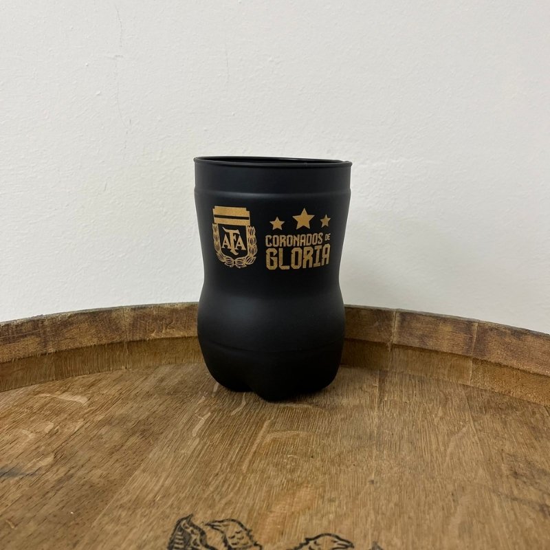 Afa Coronados De Gloria Vaso De Vidrio Negro 800ml - Imagen 4