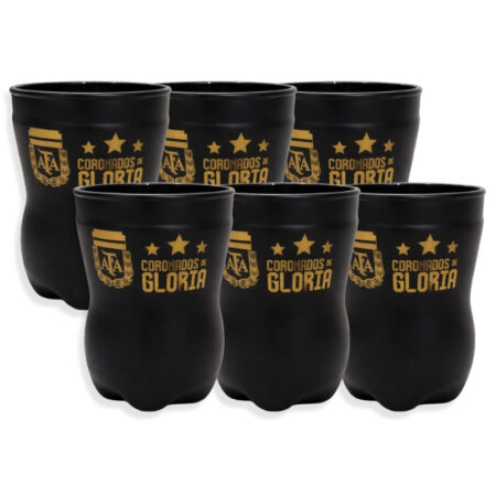 Alternative view of Afa Coronados De Gloria Vaso De Vidrio Negro 800ml