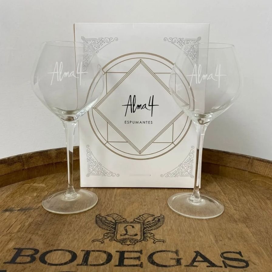 Alma 4 Copa Espumante 245ml x2 c/Estuche - Imagen 3