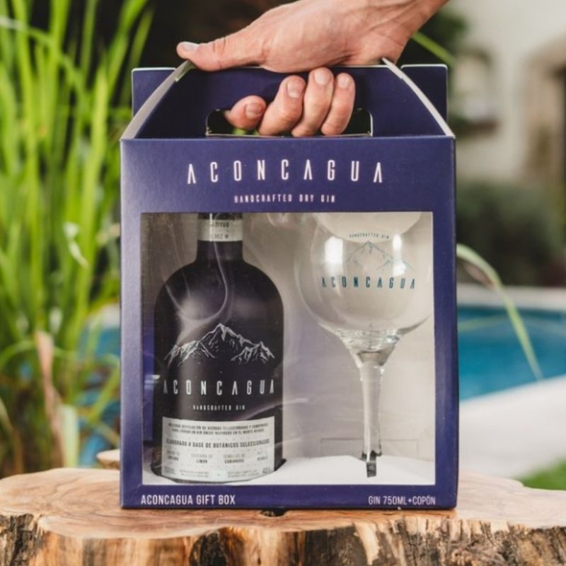 Aconcagua Box Azul 750ml + Copón 600ml c/Estuche - Imagen 3