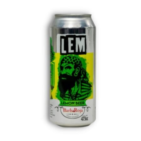 BARBAROJA LEM LEMON BEER LAGER LATA 473ML