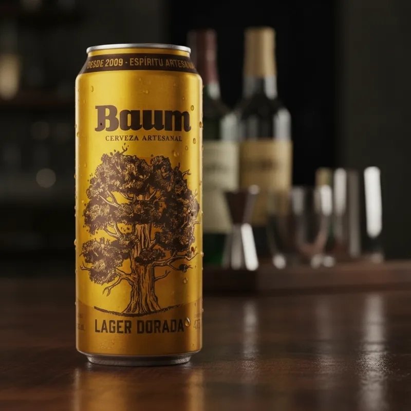 Baum Lager Dorada 473ml - Imagen 3