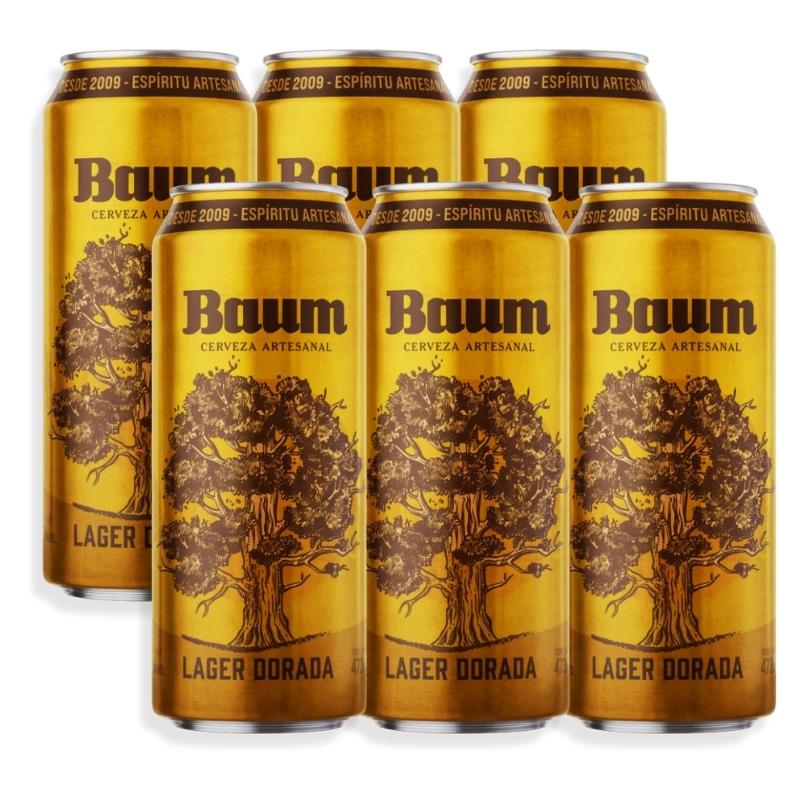 Baum Lager Dorada 473ml - Imagen 2
