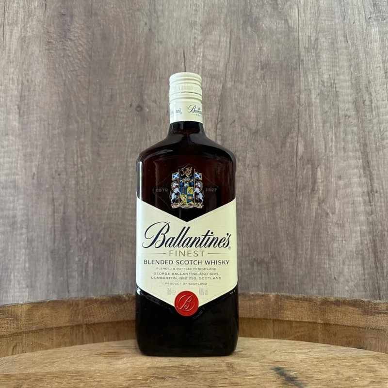 Mix 1u Licorera Whiskera De Vidrio 950ml + 1u Ballantines Blendend Scotch 700ml - Imagen 3
