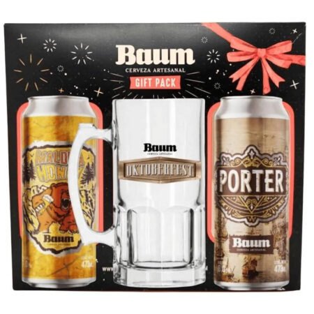 Baum Chopp 500ml + Porter 473ml + Maldita Honey 473ml Pack