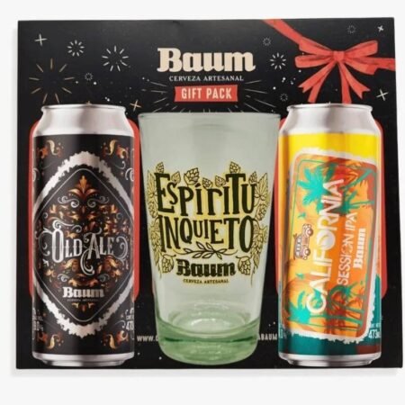Set Baum Espíritu: Baum Vaso Espíritu 400ml + California 473ml + Old Ale 473ml
