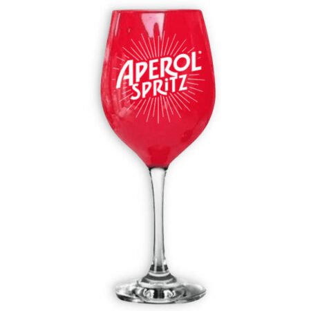 COPA DE VIDRIO APEROL SPRITZ ROJA 450ML