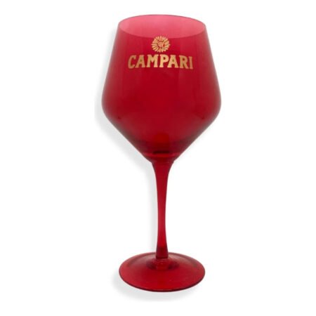 Copa De Vidrio Campari Roja 600ml