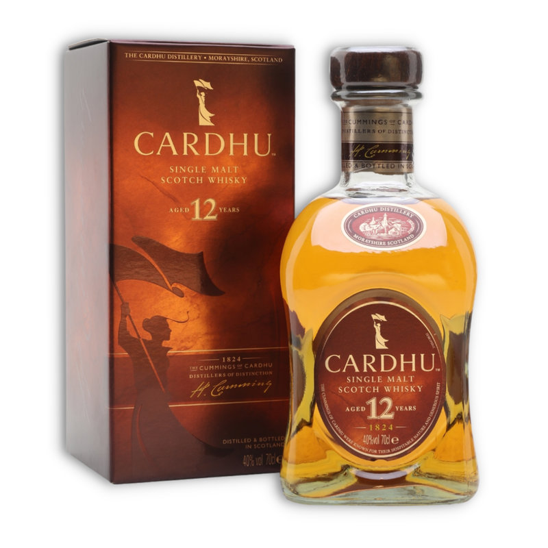 CARDHU 12 YEARS SINGLE MALT SCOTCH 700ML C/ESTUCHE