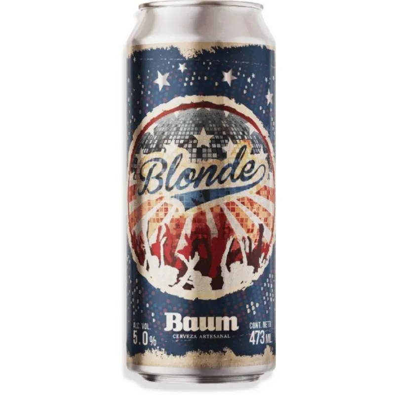 Cerveza Artesanal Rubia Baum Blonde Lata 473ml