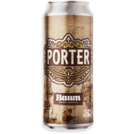 Cerveza Negra Artesenal Baum Porter 473ml