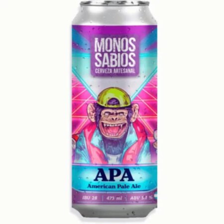 Monos Sabios Apa American Pale Ale Lata 473ml