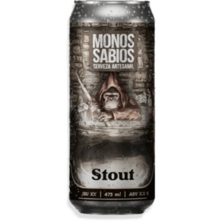 Monos Sabios Stout Lata 473ml