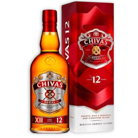 Chivas Regal 12 Años 1000ml C/Estuche