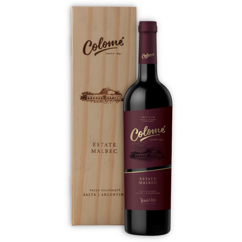COLOMÉ ESTATE MALBEC C/ESTUCHE MADERA 1500ML