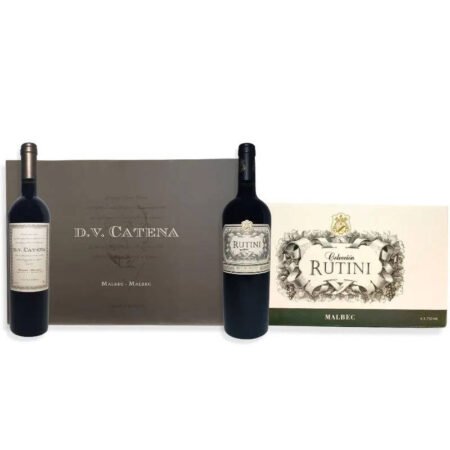 1 CAJA D.V. CATENA MALBEC MALBEC 750ML + RUTINI MALBEC 750ML