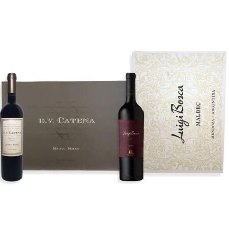 1 CAJA D.V. CATENA MALBEC MALBEC 750ML + 1 CAJA LUIGI BOSCA MALBEC 750ML