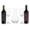 Mix 1u Decantador Nadir 950ml + 2u Copas Barone + 1u Luigi Bosca De Sangre Malbec D.O.C + 1u Luigi Bosca De Sangre Red Blend 750ml