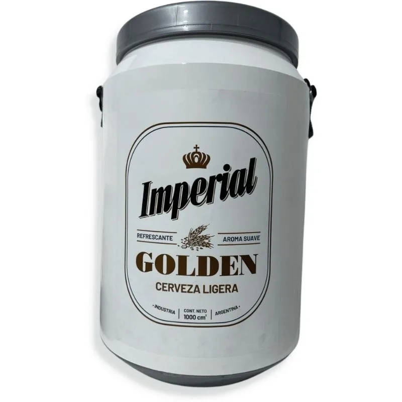IMPERIAL GOLDEN CONSERVADORA BLANCA PLÁSTICO 500X320MM 24.000ML + CORREA NYLON 1300MM
