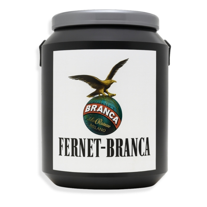Fernet Branca Conservadora Negra Plátisco 360x280mm 12.000ml + Correa Nylon 1300mm