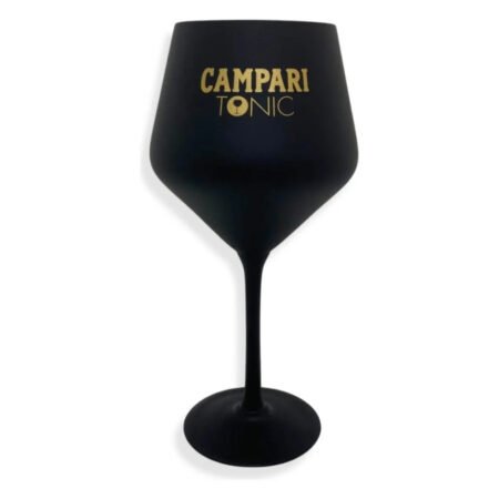 Copa De Vidrio Campari Tonic Negra