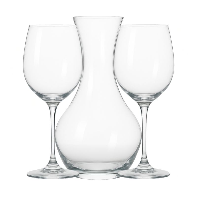 Mix 1u Decantador Nadir 950ml + 2u Copas Barone + 1u Luigi Bosca De Sangre Malbec D.O.C + 1u Luigi Bosca De Sangre Red Blend 750ml - Imagen 4