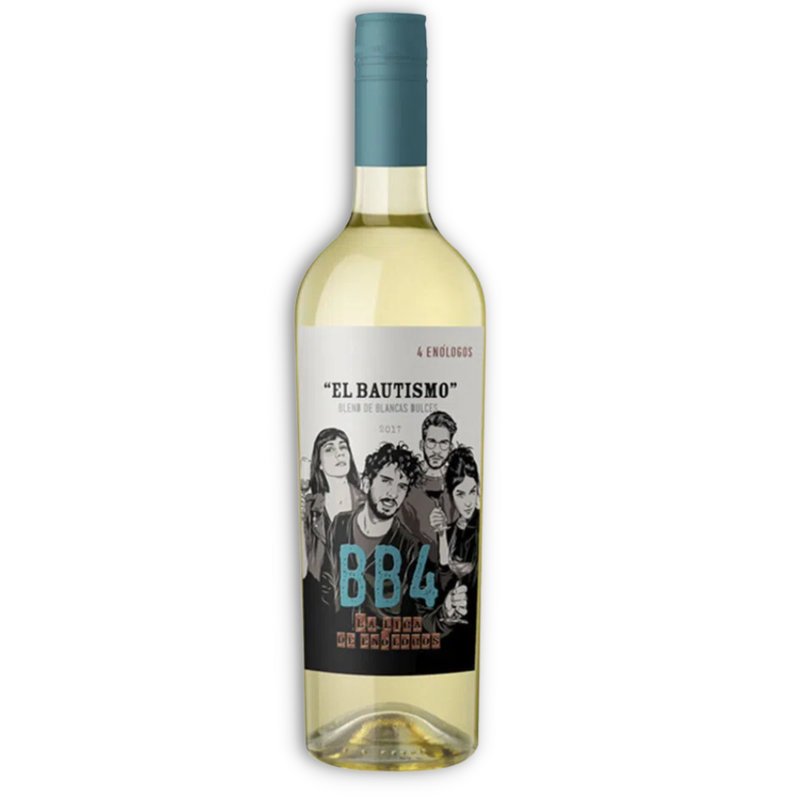 EL BAUTISMO BB4 BLEND DE BLANCAS DULCES TORRONTÉS PEDRO GIMÉNEZ MOSCATEL 750ML