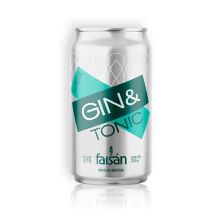 FAISÁN ATRACCIÓN BOTÁNICA GIN & TONIC SIN AZÚCAR AGREGADA LATA 354ML