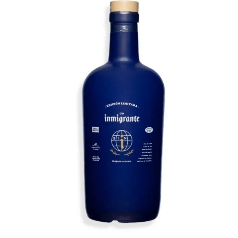 Gin Inmigrante Edición Especial Azul Small Batch 750ml