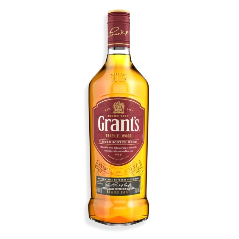 Mix 1u Grant’s Blended Scotch 750ml + 1u Licorera Whiskera De Vidrio 950ml - Imagen 3