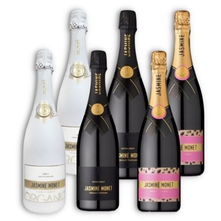 KIT MIX JASMINE MONET 2U WHITE BLANC DE BLANCS + 2U PINK + 2U BLACK CAJA X6U 750ML