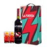 LA FUERZA ROJO 750ML + 2 VASOS VERMUTEROS C/ESTUCHE