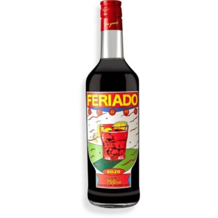 Licor Aperitivo Vermouth Feriado Rojo 750ml Argentina
