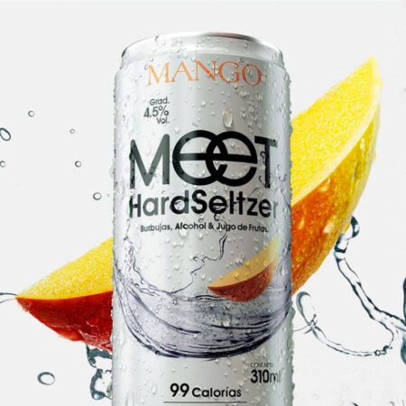 Meet Hard Seltzer Coctel De Mango 310ml