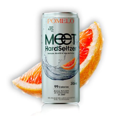 Meet Hard Seltzer Coctel De Pomelo 310ml