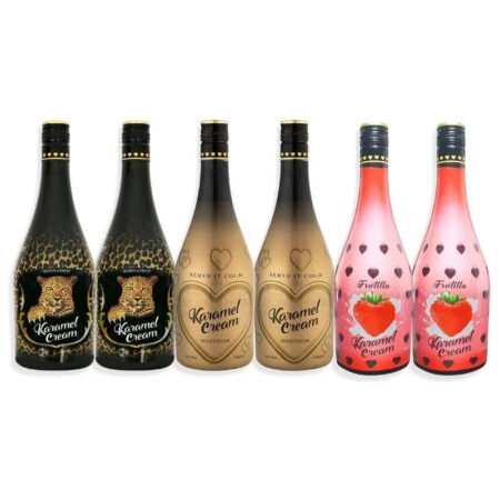 MIX LICOR APERITIVO KARAMEL CREAM KIT CAJA X6U 750ML