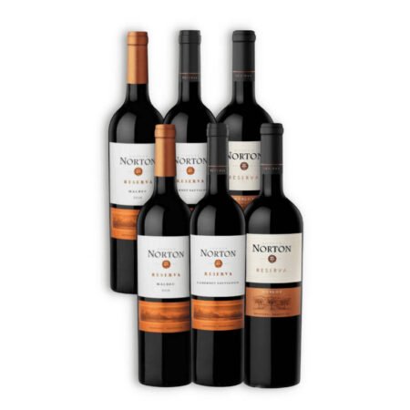 MIX NORTON RESERVA 2U MALBEC + 2U CABERNET SAUVIGNON + 2U MERLOT