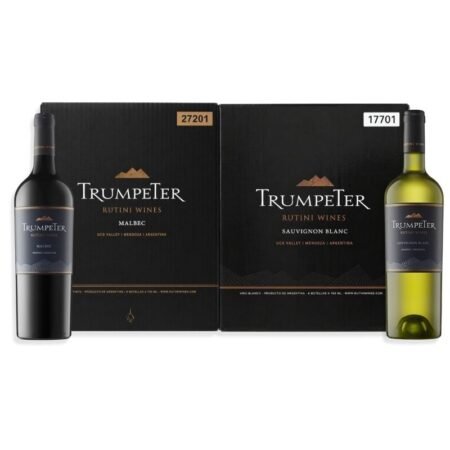 Mix 1c Trumpeter Malbec 750ml + 1c Trumpeter Sauvignon Blanc 750ml