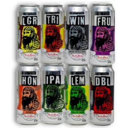 MIX BARBAROJA KIT X8U LATA 473ML