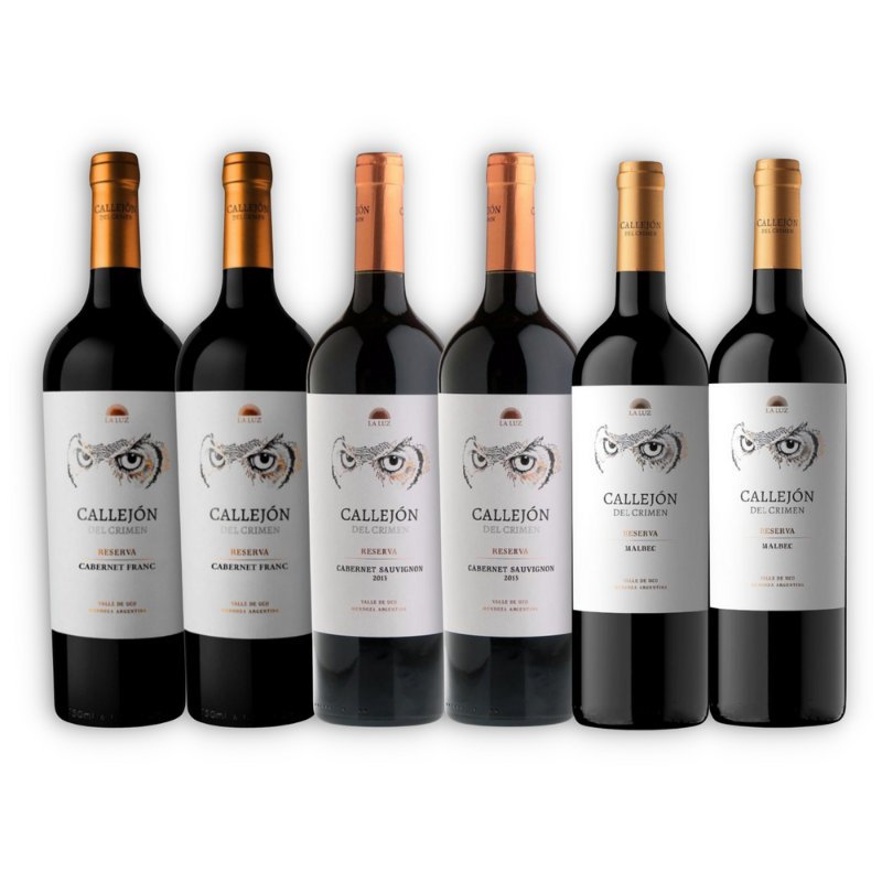 MIX CALLEJON DEL CRIMEN RESERVA KIT CAJA X6U 750ML MENDOZA