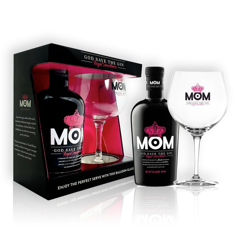 Mom Royal Smoothness Gin 700ml + Copa C/estuche