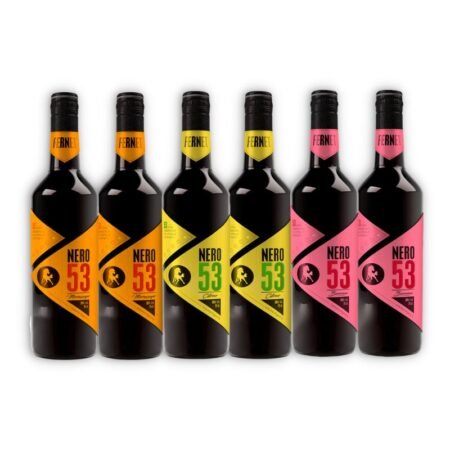 NERO 53 FERNET MIX 2U BERRIES + 2U MARACUYÁ + 2U CITRUS CAJA X6U 750ML