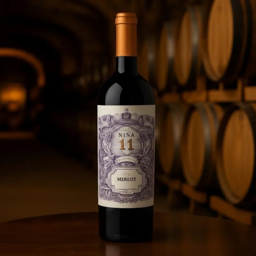 Nina 11 Merlot 750ml - Imagen 3