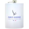 PETACA GREY GOOSE BLANCA ACERO INOXIDABLE 8OZ 236ML