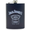 PETACA JACK DANIEL´S OLD N°7 NEGRA ACERO INOXIDABLE 8OZ 236ML