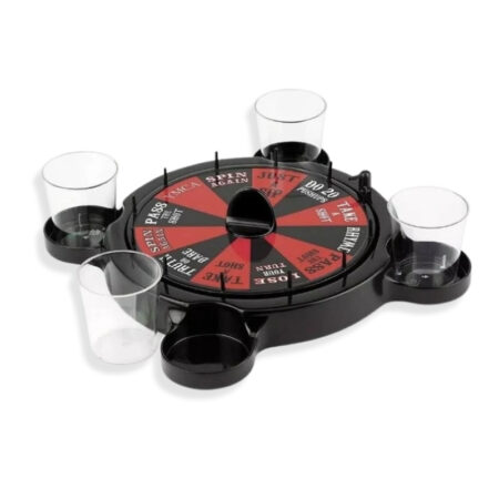 Ruleta + 4 Shots De Plástico 60ml
