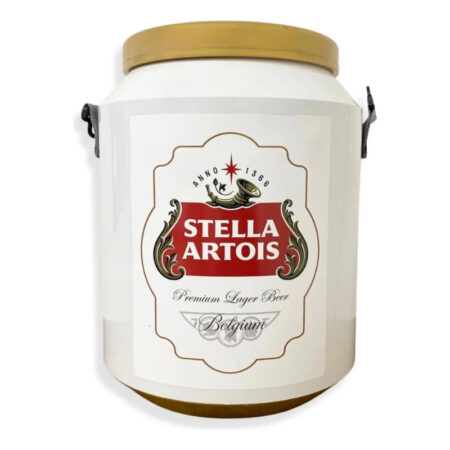 Stella Artois Conservadora Blanca Plástico 12.000ml + Correa Nylon 1300mm