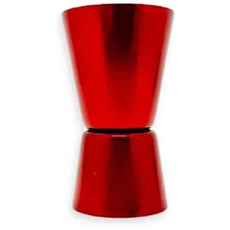 SCHÖN JIGGER DOUBLE SIZE ROJO ALUMINIO 15/30ML